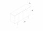 Hanah Home Capella 140 - Gris